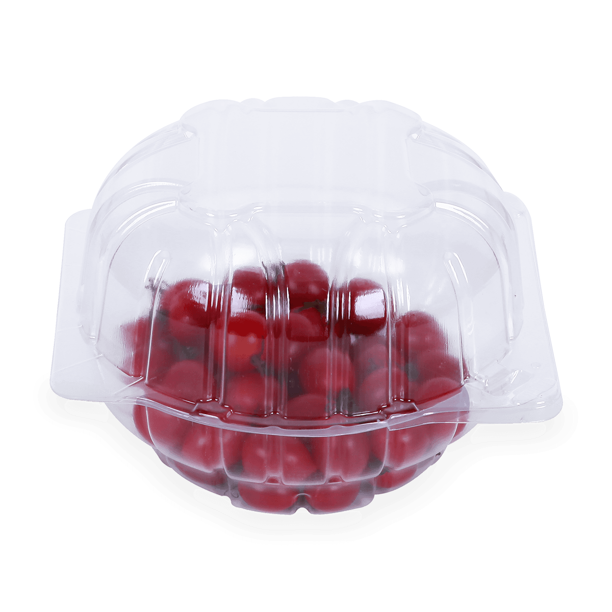 Contenants d'emballage de fruits à clapet PCR RPET 100 % recyclables